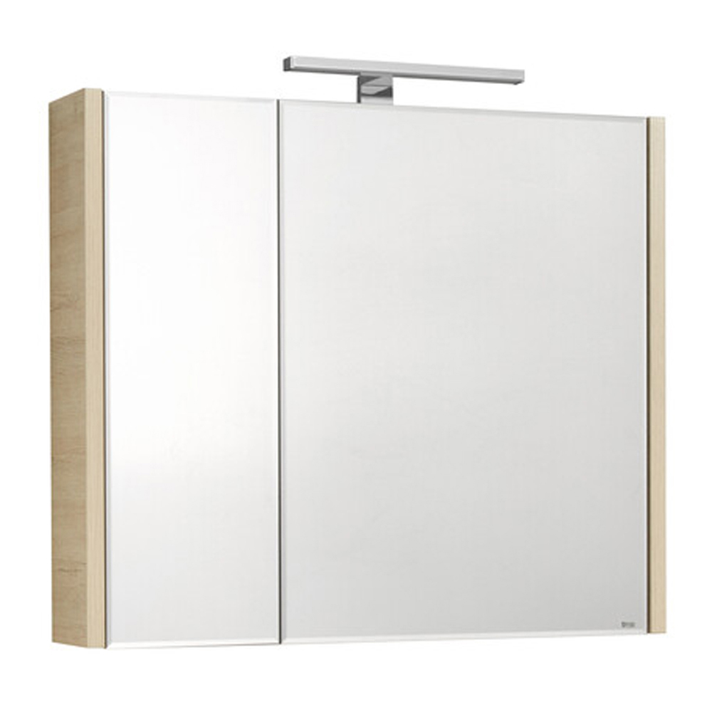 Зеркальный шкаф для ванной Roca Etna 80 дуб верона мебель для ванной belbagno etna 900 2c so bo p bianco opaco