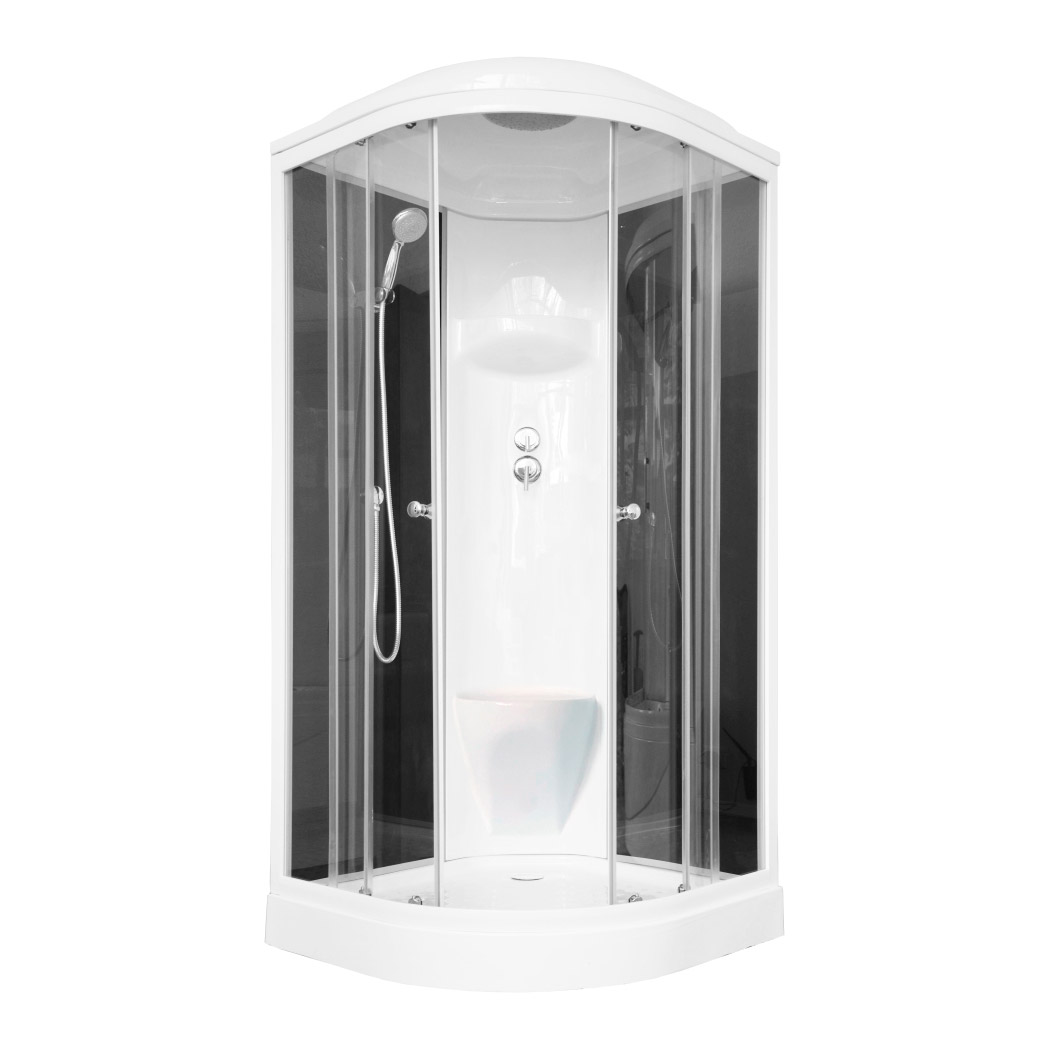 Душевая кабина Royal Bath 100HK6-BT черное/прозрачное душевая кабина royal bath 90bk4 mt матовое прозрачное