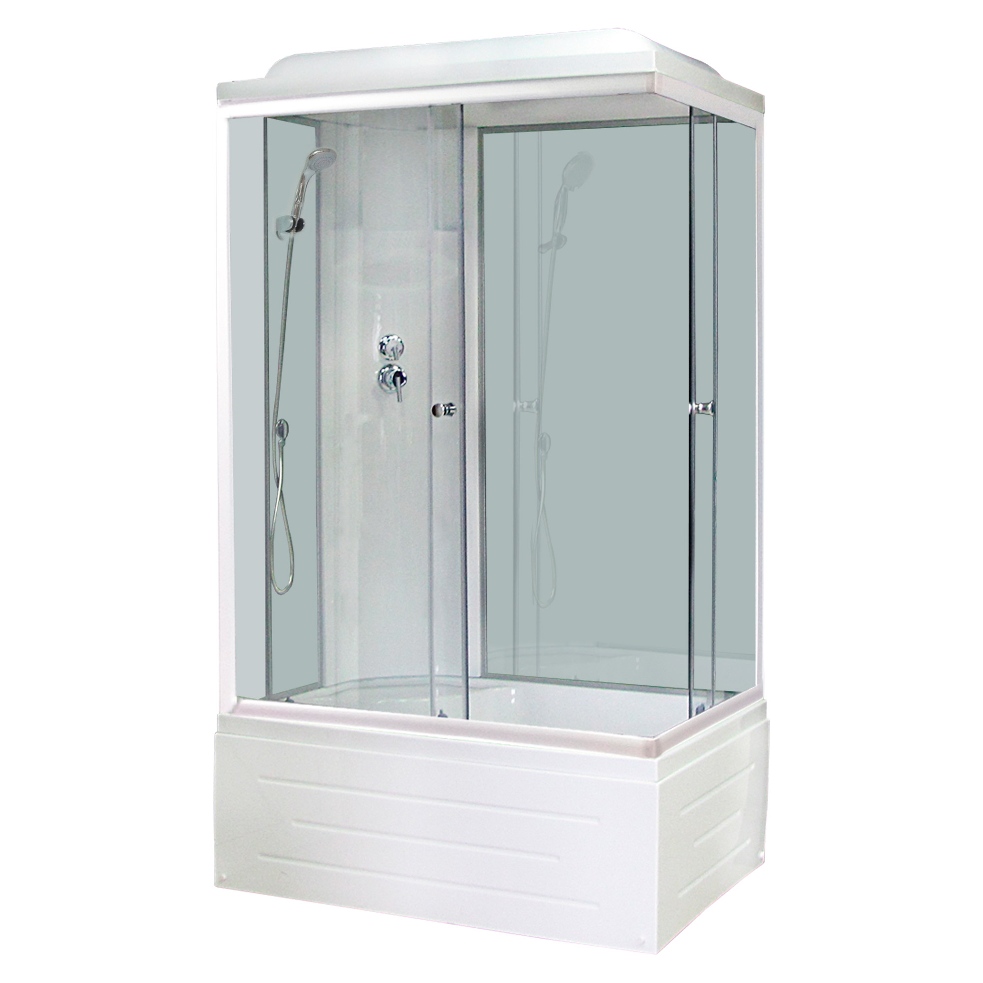 Душевая кабина Royal Bath 8120BP6-WT L белое/прозрачное душевая кабина royal bath 8120bk5 wt r белое прозрачное