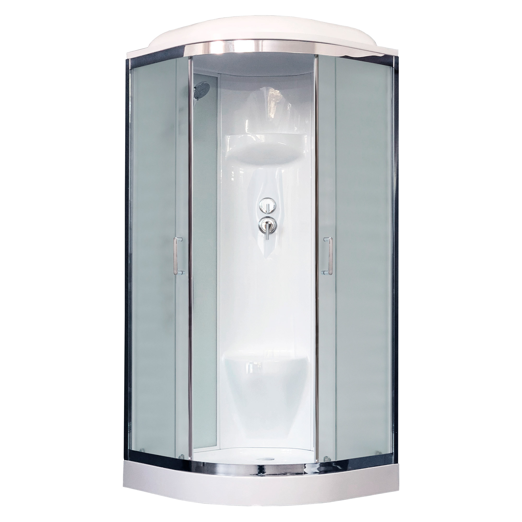 

Душевая кабина Royal Bath 100HK6-WC-CH белое/шиншилла