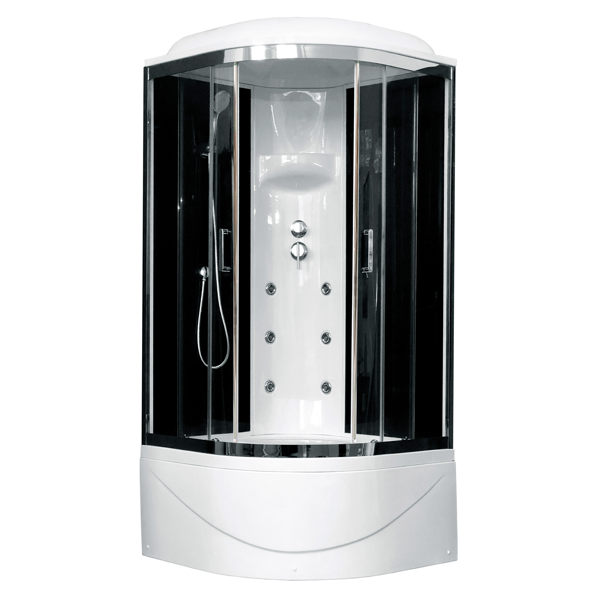 

Душевая кабина Royal Bath 90BK3-BT-CH черное/прозрачное, Прозрачный