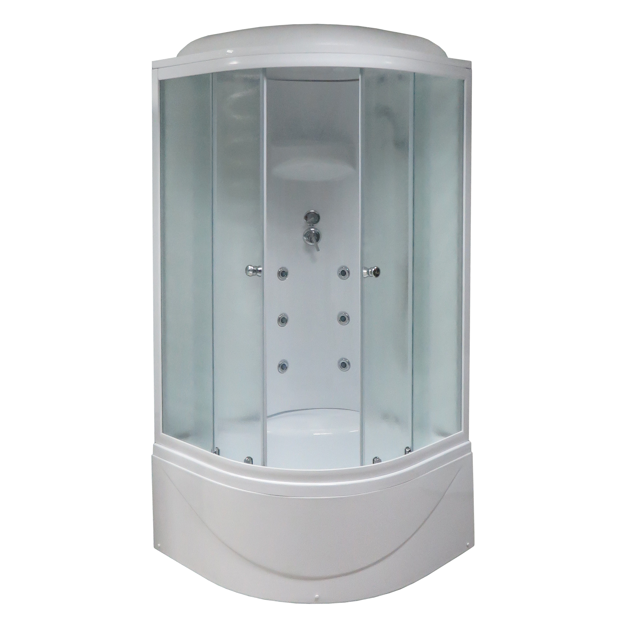 Душевая кабина Royal Bath 100BK3-WC белое/шиншилла