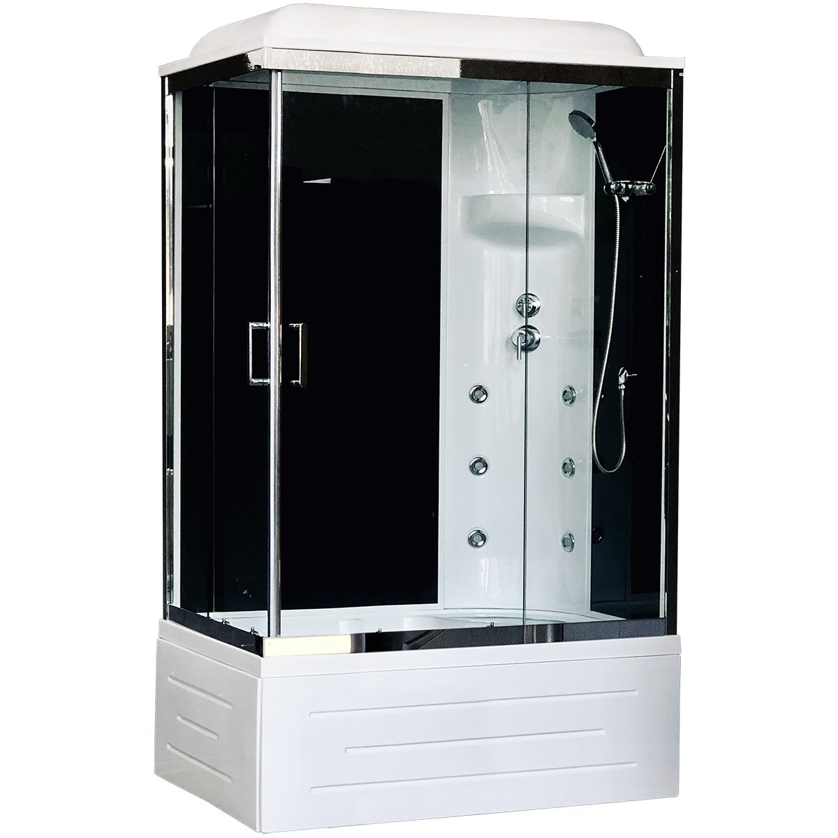 Душевая кабина Royal Bath 8100BP3-BT-CHR черное/прозрачное стул в ванную комнату