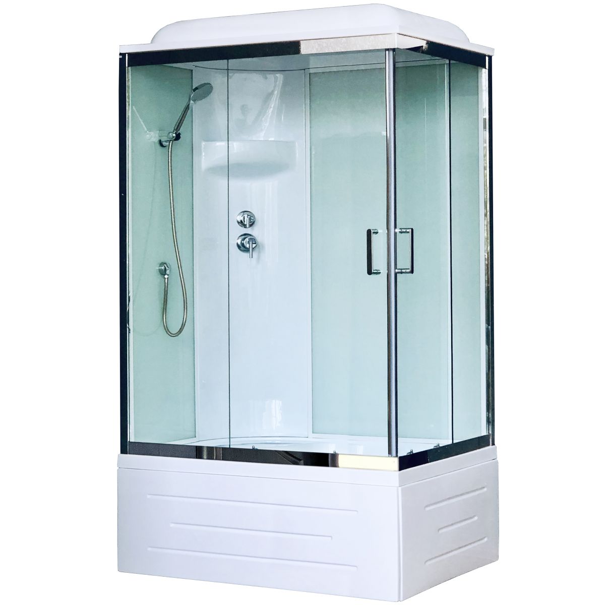 Душевая кабина Royal Bath 8100BP6-WT-CH L белое/прозрачное стул в ванную комнату