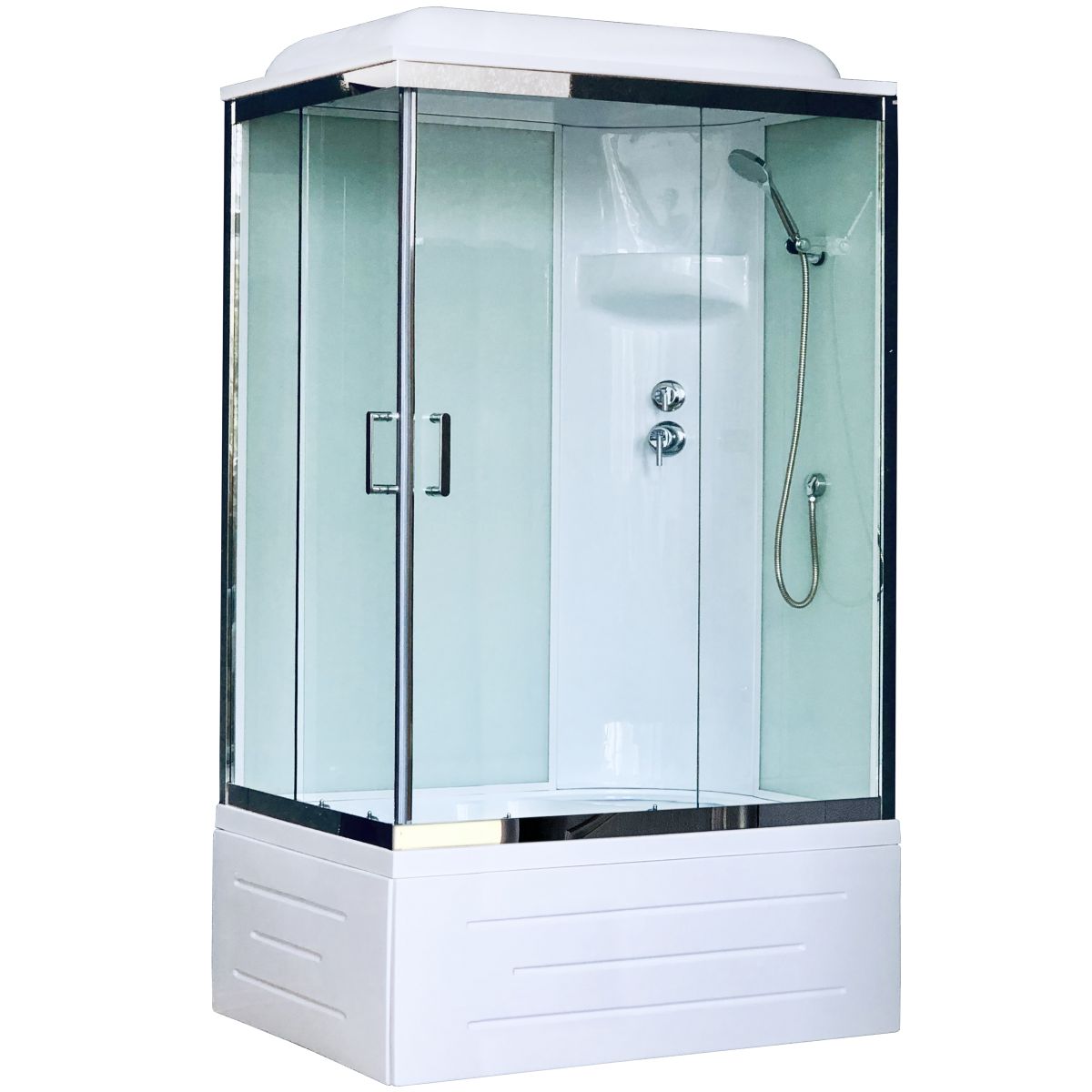 Душевая кабина Royal Bath 8100BP6-WT-CH R белое/прозрачное стул в ванную комнату