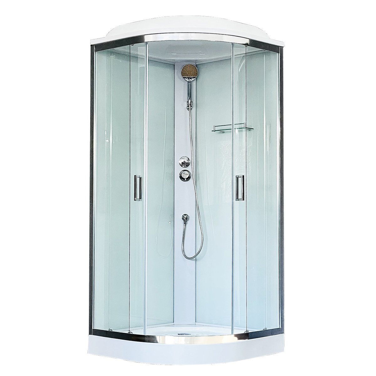 Душевая кабина Royal Bath 90HK5-WT-CH белое/прозрачное душевая кабина royal bath 90hk5 wc ch белое матовое