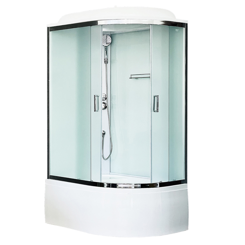 Душевая кабина Royal Bath 8120BK5-WC-CH L белое/матовое душевая кабина royal bath 90bk1 m ch матовое