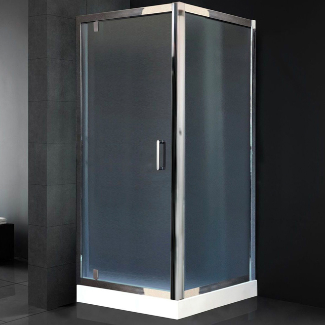 

Душевой уголок Royal Bath HV-C-CH 80х90 рифленое без поддона, Текстурное