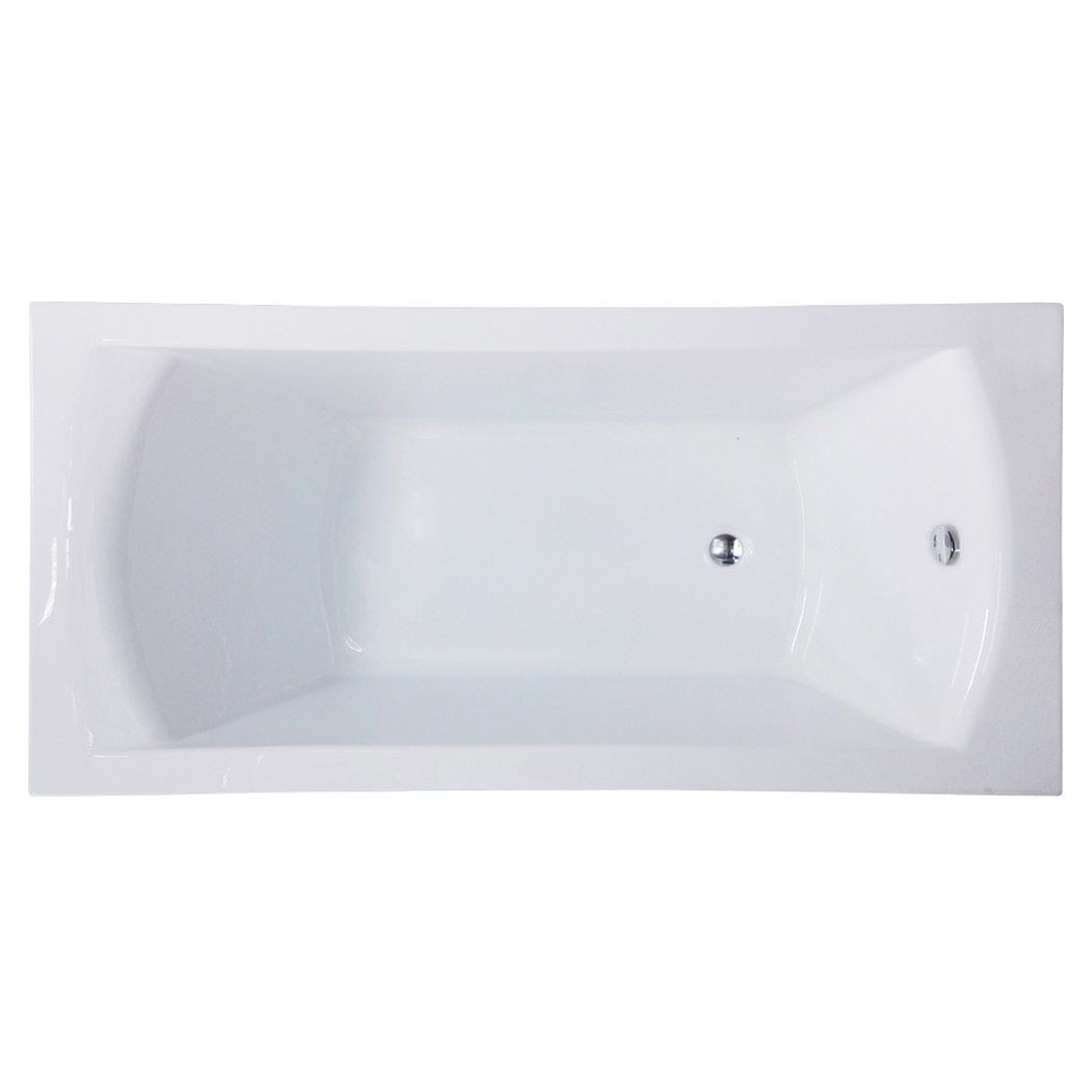 Акриловая ванна Royal Bath Vienna 160х70 на каркасе, цвет белый RB953202+RB953202K - фото 1