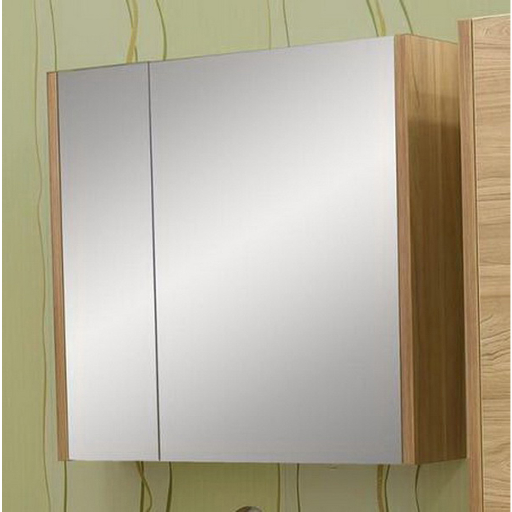 Зеркальный шкаф для ванной Sanflor Ларго 80 R швейцарский вяз зеркальный шкаф для ванной sanflor анкона 60 r белый