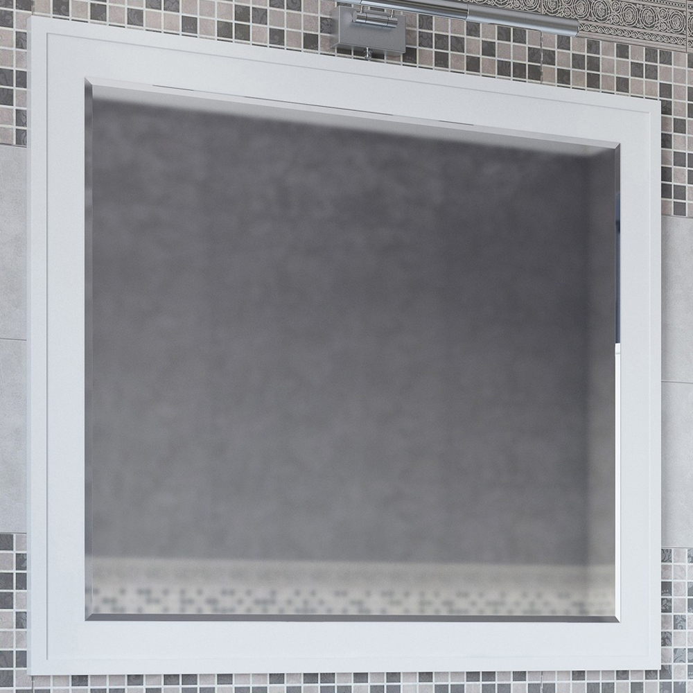 Зеркало для ванной Sanflor Модена 105 белый зеркало для ванной comforty модена 90 белый