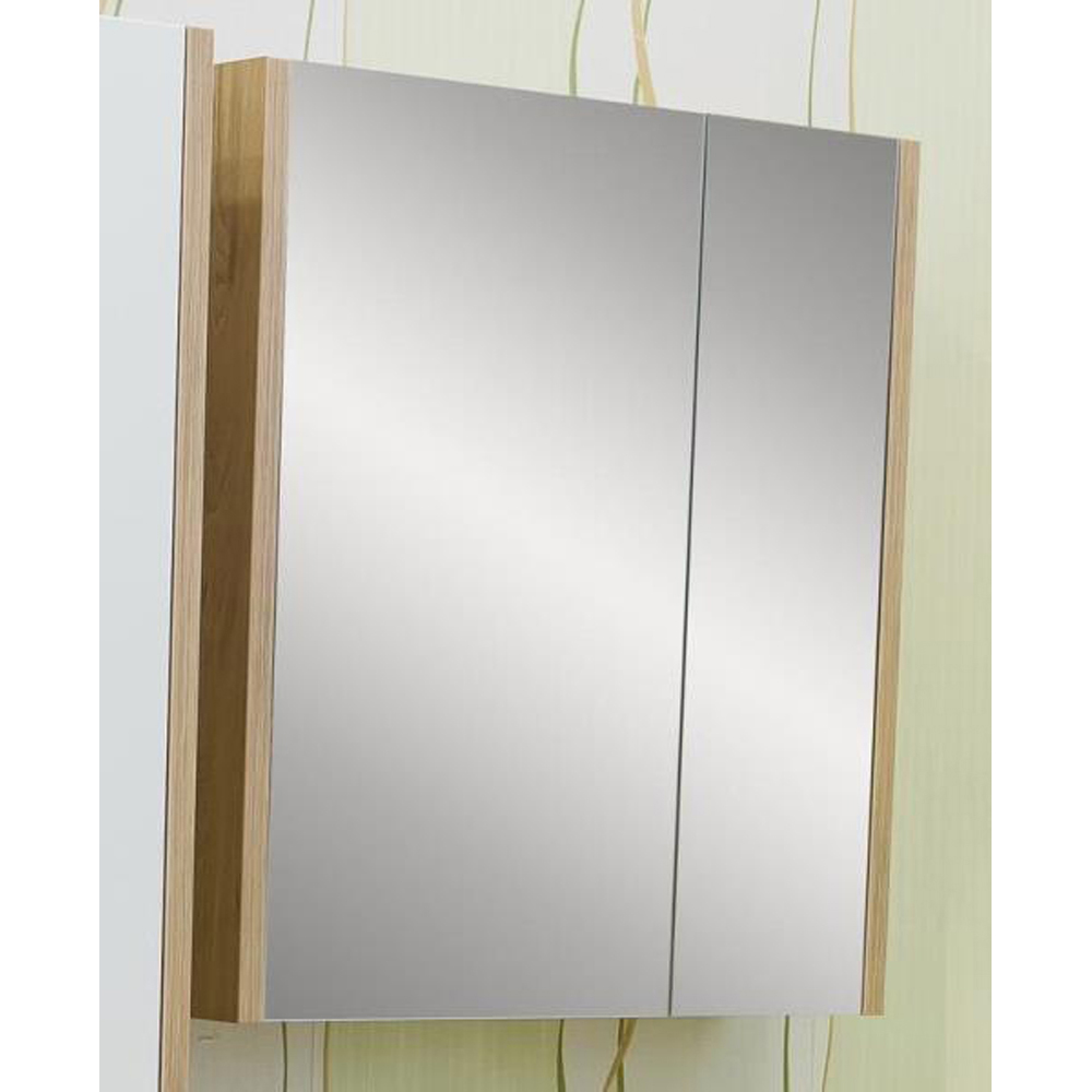 Зеркальный шкаф для ванной Sanflor Ларго 70 L швейцарский вяз