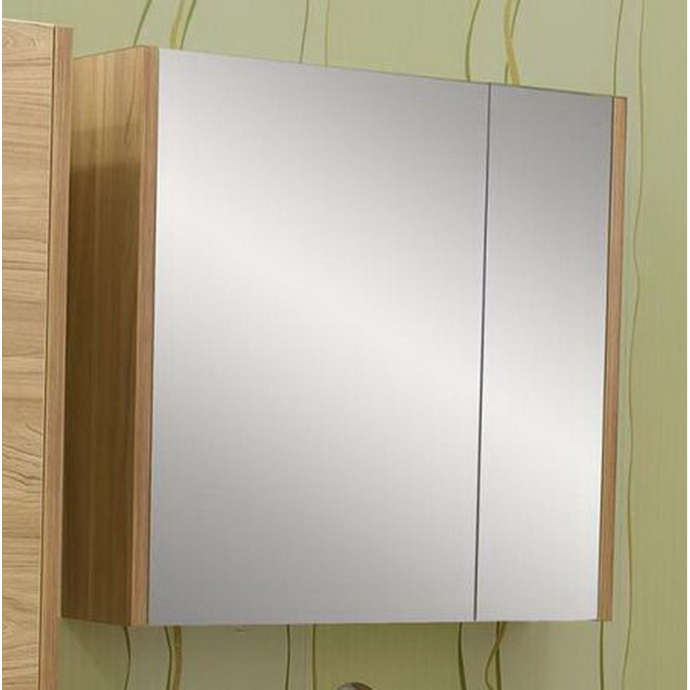 Зеркальный шкаф для ванной Sanflor Ларго 80 L швейцарский вяз