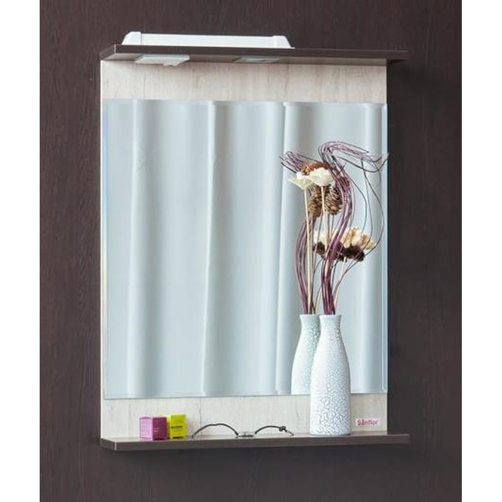Зеркало для ванной Sanflor Толедо 60 орегон зеркало для ванной sanflor толедо 105 северное дерево светлое
