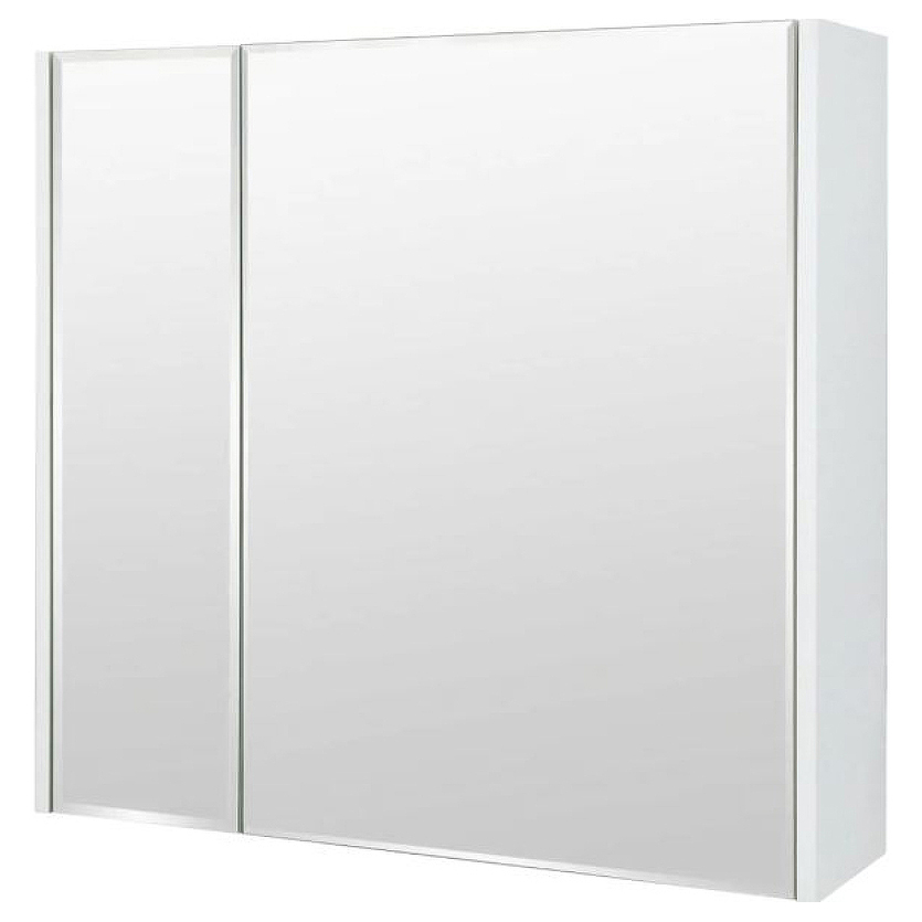 Зеркальный шкаф для ванной Sanflor Экко 76 С23182 зеркальный шкаф для ванной sanflor анкона 70 r белый