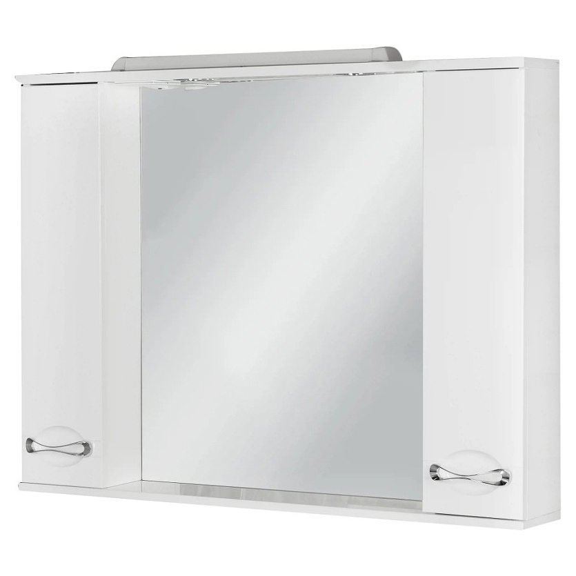 Зеркальный шкаф для ванной Sanflor Палермо 100.4 С23854 зеркальный шкаф для ванной sanflor анкона 60 r белый