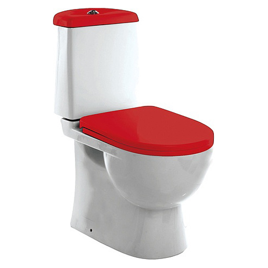 

Унитаз компакт Sanita Luxe Best Luxe (red), Белый;красный
