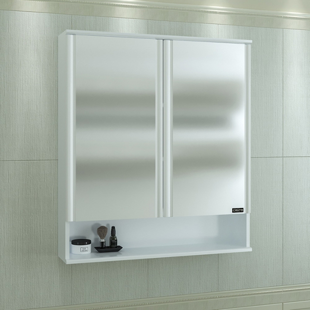 Зеркальный шкаф для ванной СанТа Вегас 80 зеркальный шкаф для ванной санта герда 55 фацет