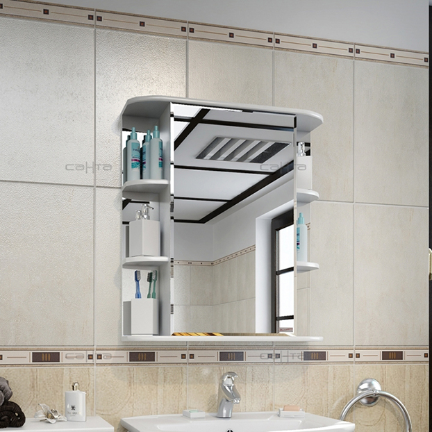 Зеркальный шкаф для ванной СанТа Герда 55 фацет зеркальный шкаф для ванной санта стандарт 100 трельяж фацет с подсветкой
