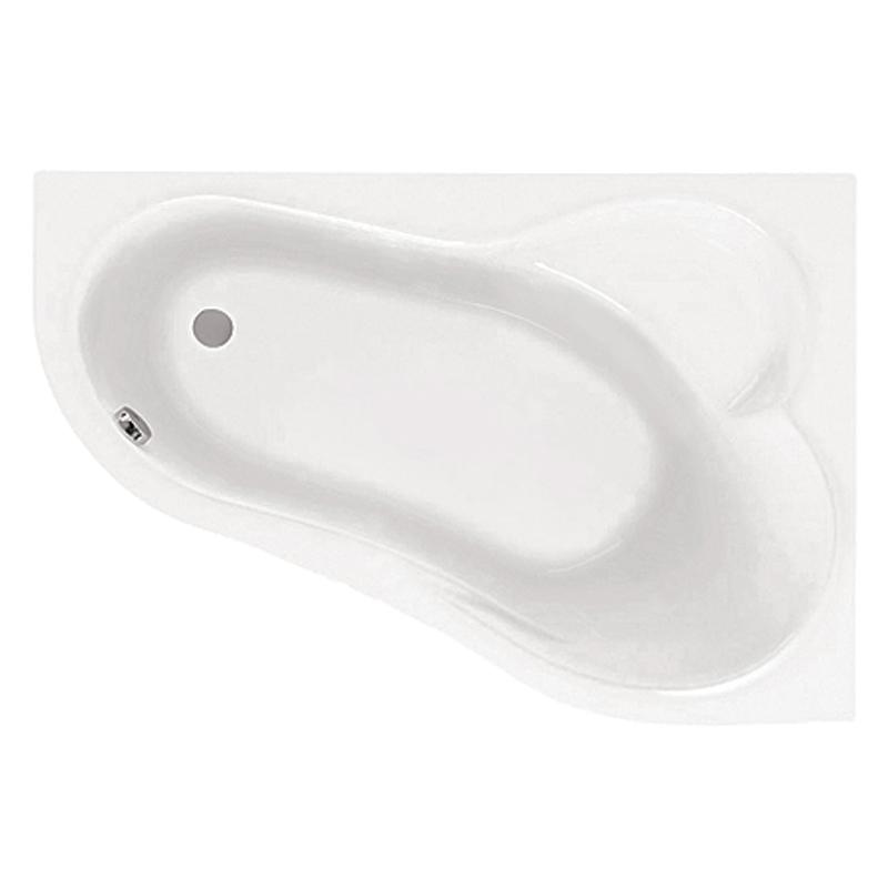 Акриловая ванна Santek Ибица XL 160х100 R без гидромассажа, цвет белый 1WH112037 - фото 1