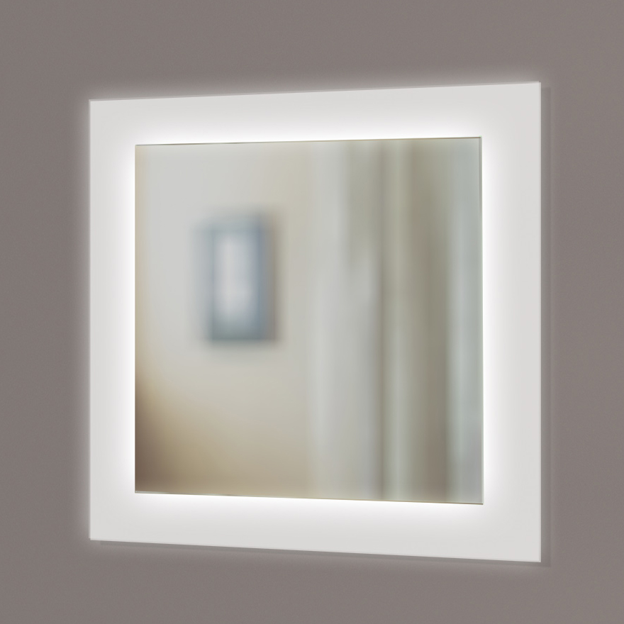 Зеркало Санвит Ливинг 100 с подсветкой, цвет без цвета (просто зеркальное полотно) zliv100 - фото 1