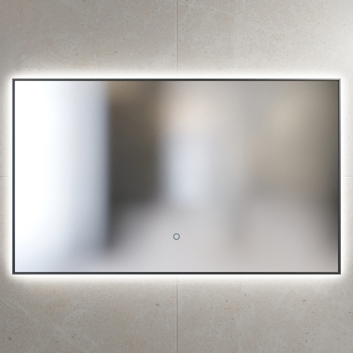 Зеркало для ванной Санвит Панорама 100 чёрное зеркало для ванной санвит дорадо 80