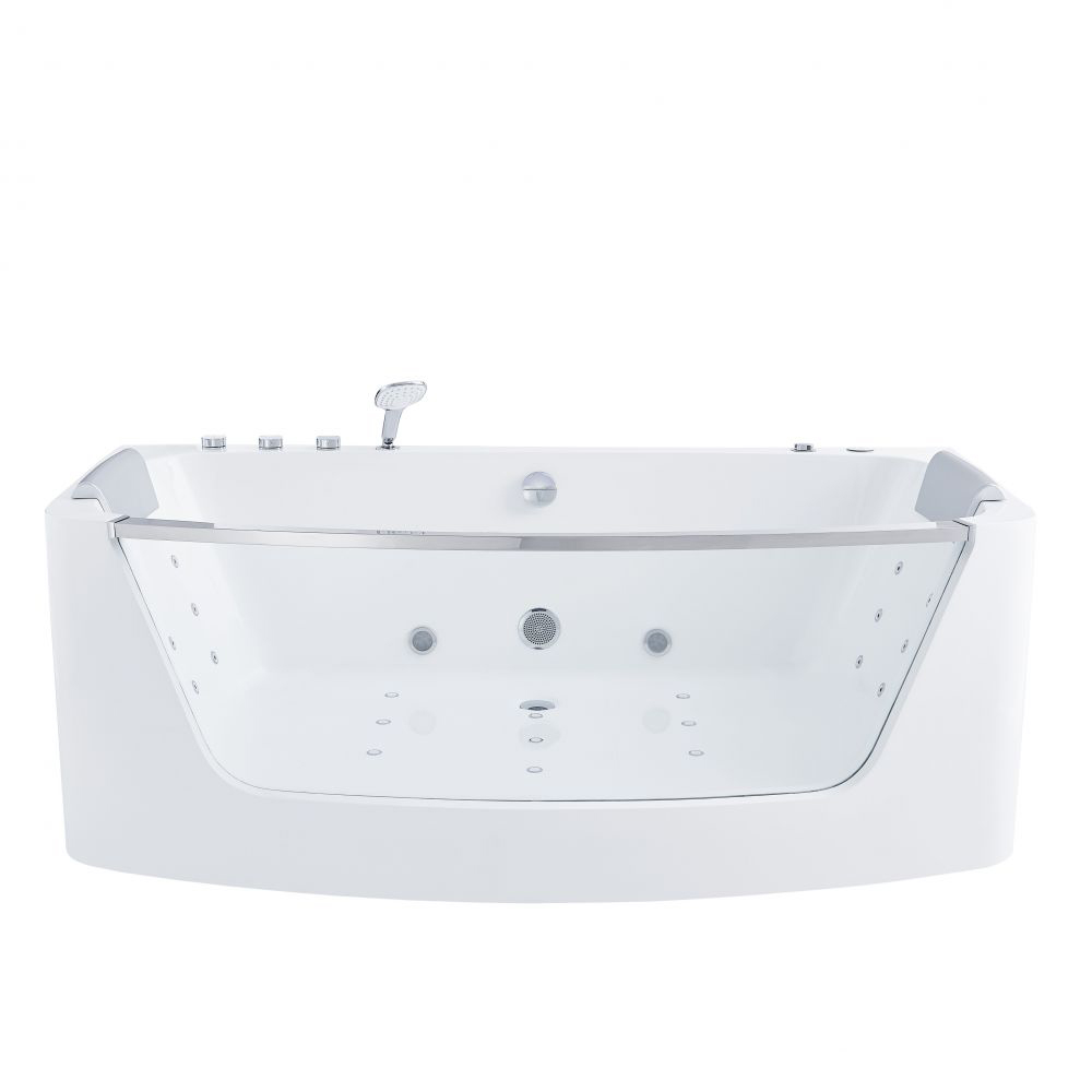 

Акриловая ванна SSWW A4101CGSM 175х85х65 с гидромассажем, Белый