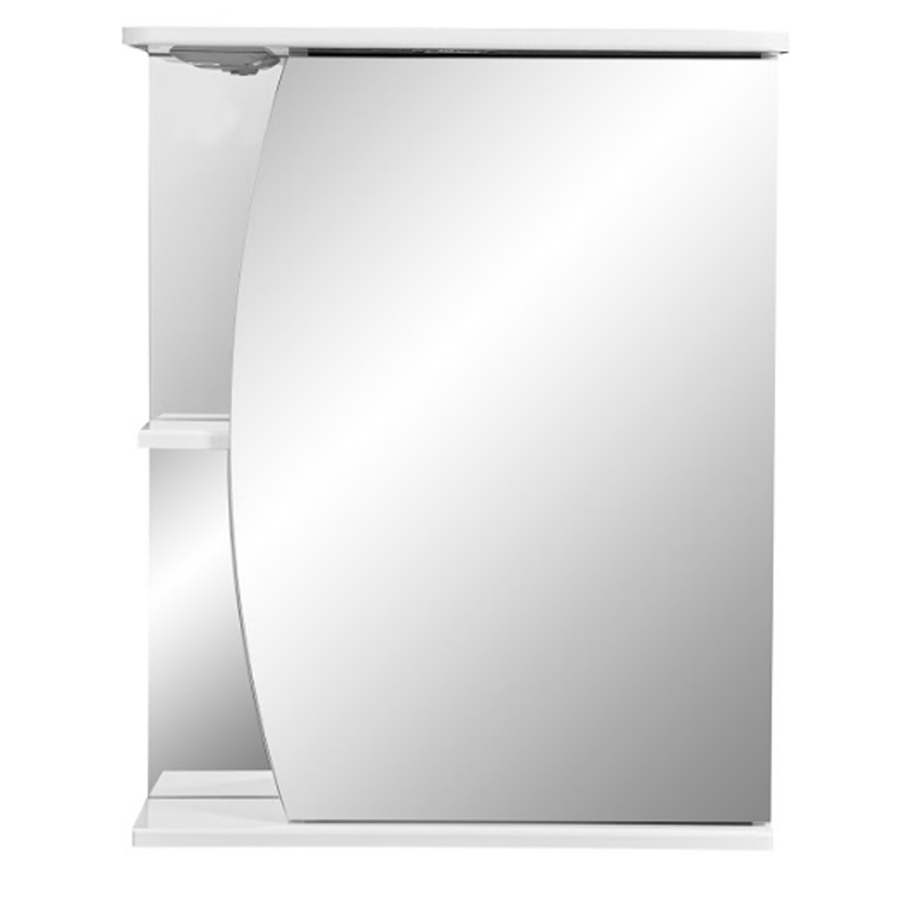 Зеркальный шкаф для ванной Stella Polar Лана 55/С правый зеркальный шкаф для ванной stella polar парма 75