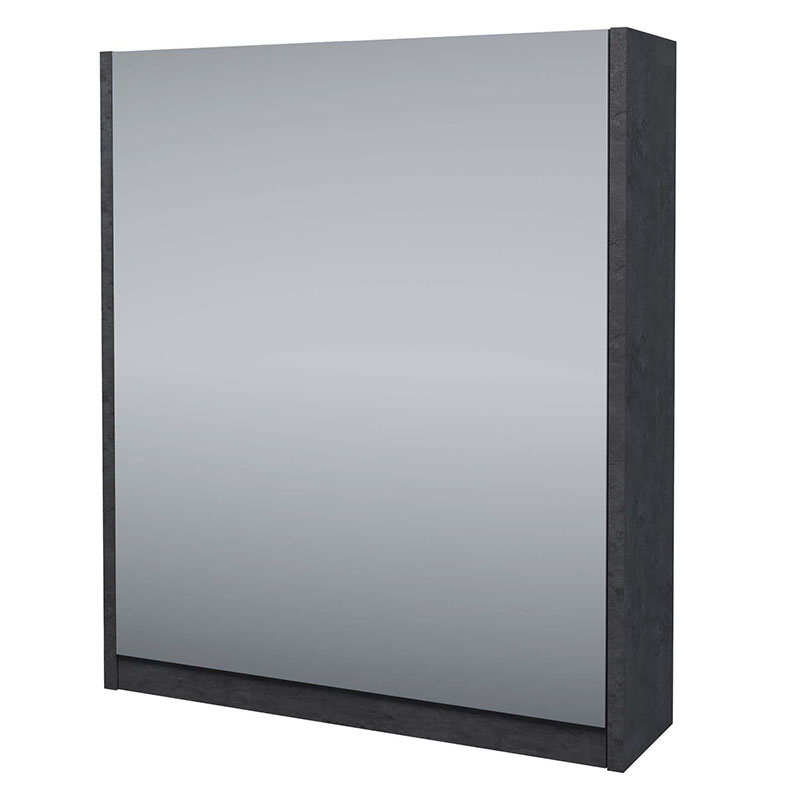 Зеркальный шкаф для ванной Stella Polar Кибела 60 SP-00001103 матовый цемент