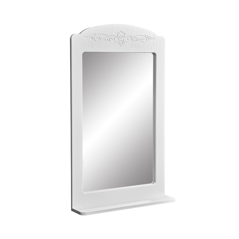 Зеркало для ванной Stella Polar Кармела 60 ольха белая шкаф пенал stella polar кармела 36 ольха белая sp 00000191