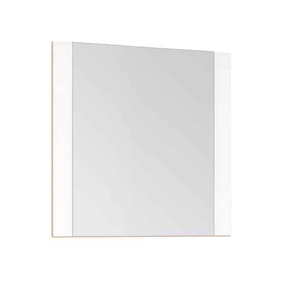 Зеркало Style Line Монако 70 ориноко/белый лакобель, цвет светлое дерево ЛС-00000628 - фото 1