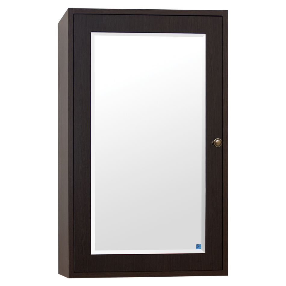 Зеркальный шкаф для ванной Style Line Кантри 600 венге зеркальный шкаф style line николь 50 с подсветкой белый 4650134470338