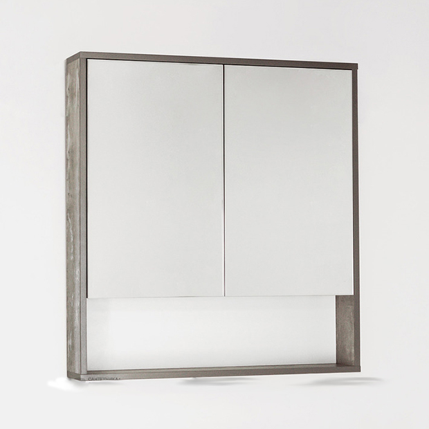 Зеркальный шкаф для ванной Style Line Экзотик 75 зеркальный шкаф style line николь 50 с подсветкой белый 4650134470338