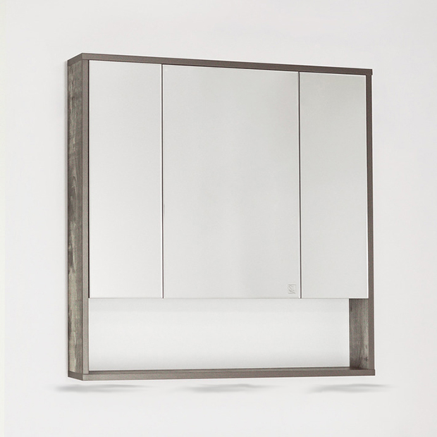 Зеркальный шкаф для ванной Style Line Экзотик 80 зеркальный шкаф style line николь 50 с подсветкой белый 4650134470338