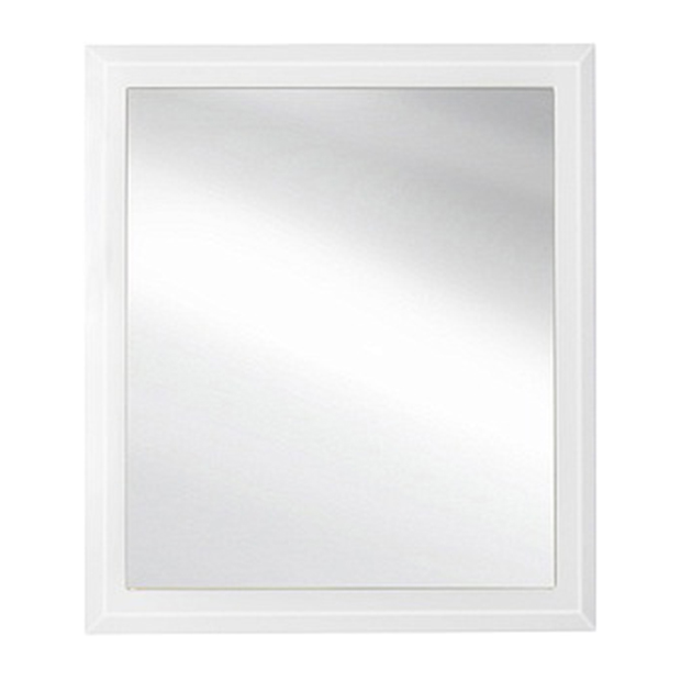 Зеркало для ванной Style Line Лотос 70 белое, цвет белый СС-00000386 - фото 1