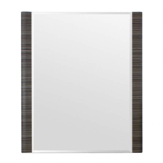 Зеркало для ванной Style Line Лотос 60 шелк зебрано, цвет темное дерево ЛС-00000486 - фото 1