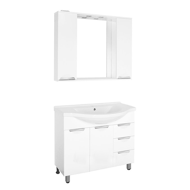 Мебель для ванной Style Line Жасмин 100, цвет белый
