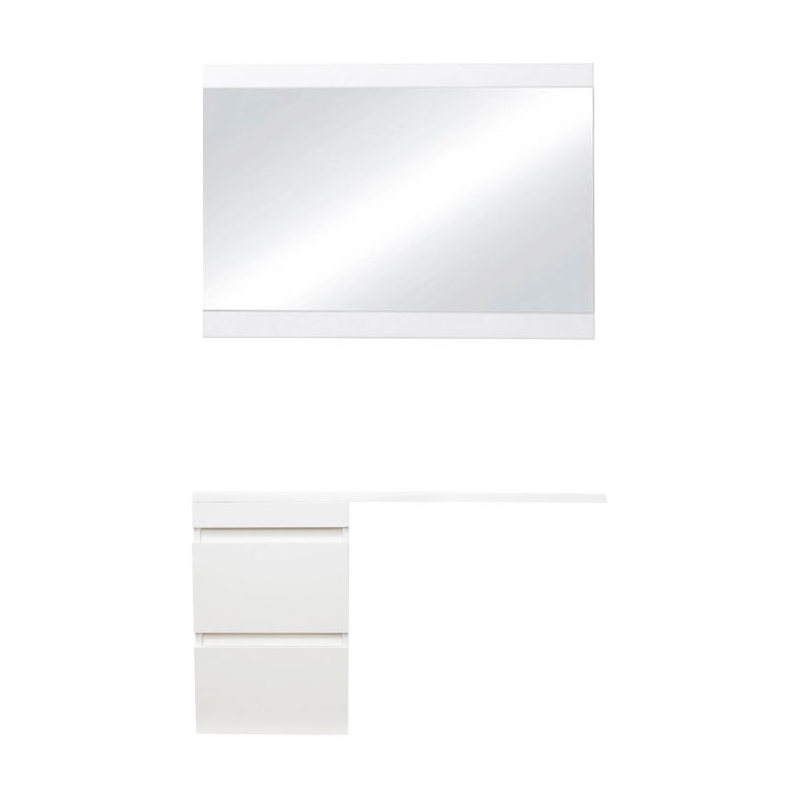 Мебель для ванной Style Line Даллас 100 Люкс Plus белая подвесная, цвет белый СС-00000567+СС-00000517+СС-00000311 - фото 1