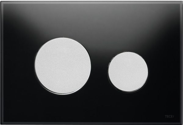 Кнопка для инсталляции Tece TECEloop 9240655 черный/матовый хром