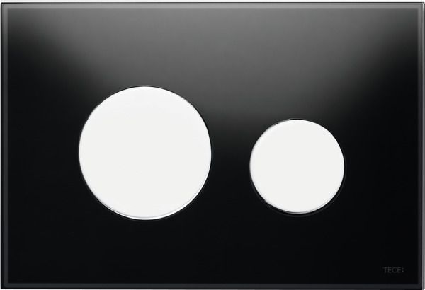 Кнопка для инсталляции Tece TECEloop 9240654 черный/белый кнопка для инсталляции tece teceloop 9240654 белый