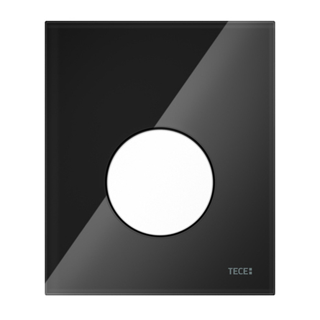 Кнопка для инсталляции Tece TECEloop Urinal 9820173 черная, клавиша белая, цвет белый - фото 1