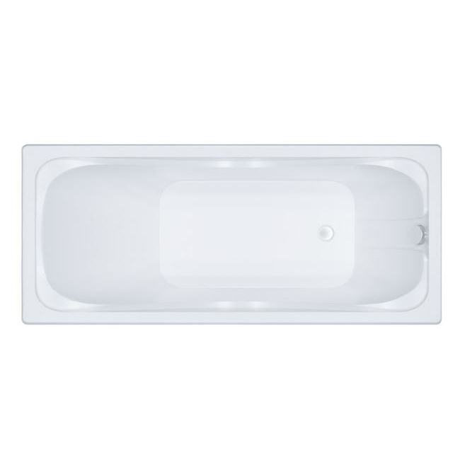 Акриловая ванна Тритон Стандарт 165х70 на каркасе, цвет белый Щ0000017402+Щ0000041797 - фото 1