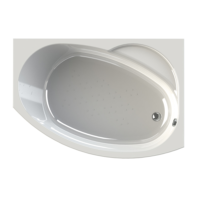 Акриловая ванна Vannesa Монти 150х105 R с экраном, цвет белый 2-78-0-2-1-213 - фото 1