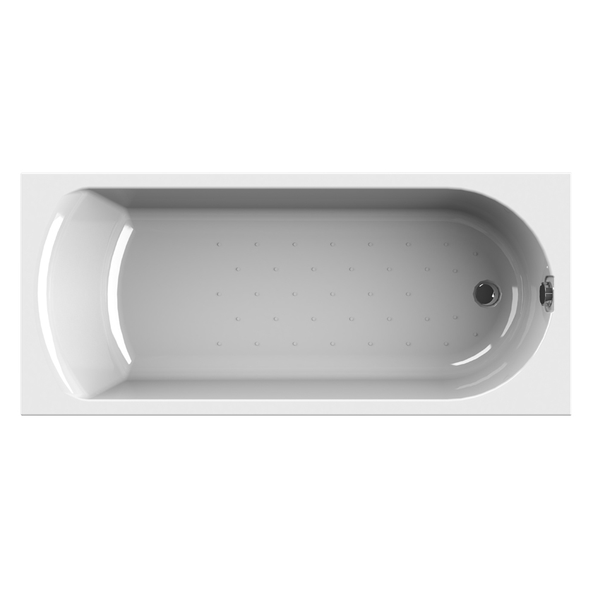 Акриловая ванна Vannesa Аврора 170х70 с экраном, цвет белый 2-78-0-0-1-228Р - фото 1