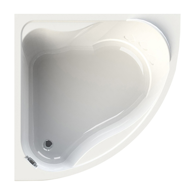 Акриловая ванна Vannesa Альтея 125х125 с экраном и каркасом, цвет белый 2-78-0-0-1-219 - фото 1