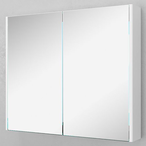 Зеркальный шкаф для ванной Velvex Klaufs 80 белый