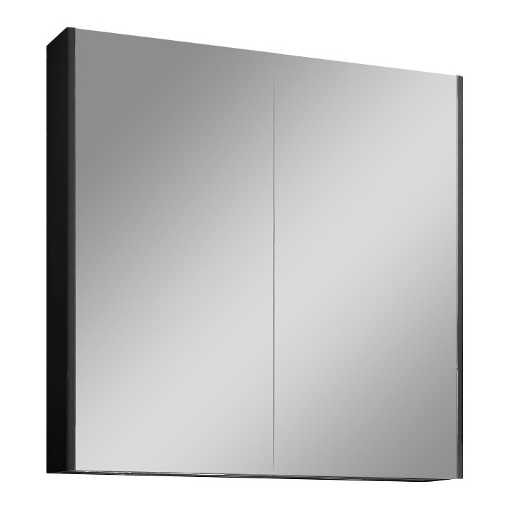 Зеркальный шкаф для ванной Velvex Klaufs 80 черный