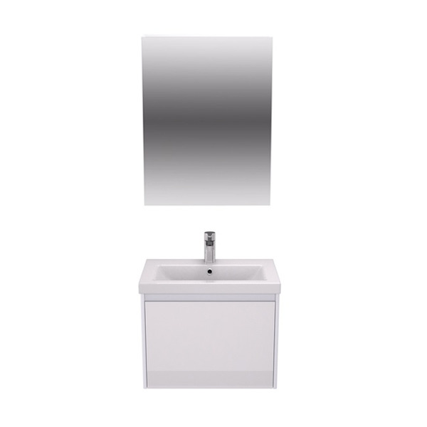 Мебель для ванной Velvex Klaufs 60.1Y белый глянец