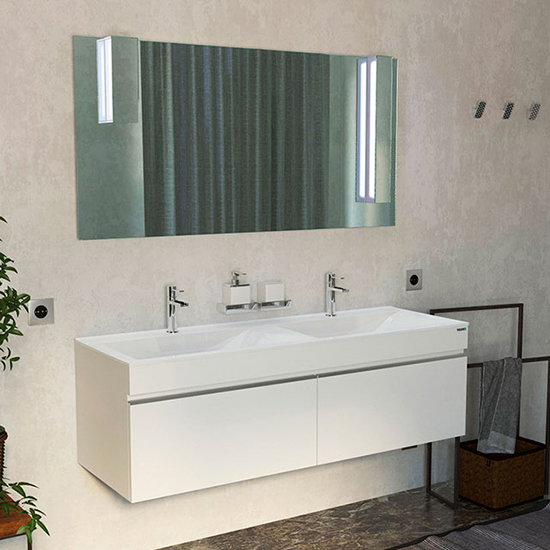 

Мебель для ванной Velvex Loft Pulsus 140 белая, Белый
