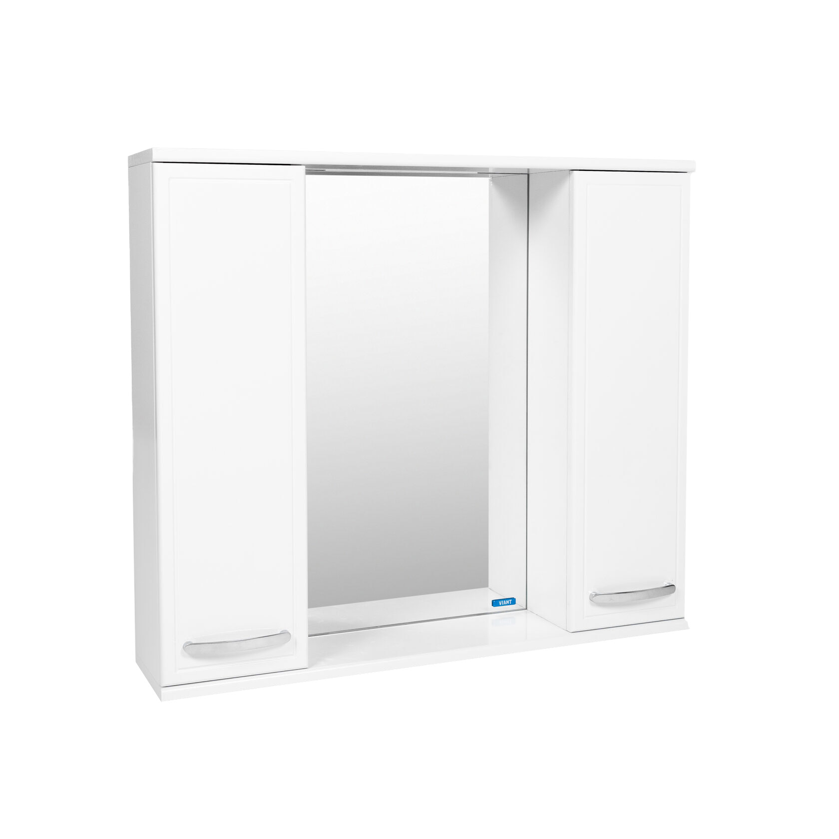 Зеркальный шкаф для ванной Viant Милан 80 Белый